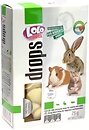 Фото Lolo Pets Drops Ласощі для гризунів і кроликів медово-молочні 75 г (LO-71035)
