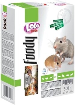 Фото Lolo Pets Foody Корм для мишей і піщанок 500 г (LO-71400)