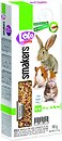 Фото Lolo Pets Basic Smakers Ласощі для гризунів і кроликів з горіхами 90 г (LO-71106)