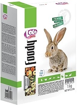 Фото Lolo Pets Foody Корм для кроликів 1 кг (LO-71202)