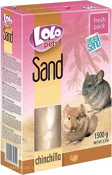 Фото Lolo Pets Пісок для шиншил 1.5 кг