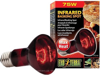 Фото Exo Terra Infrared Basking Spot / Heat Glo Infrared R20/75 Вт (PT2142)