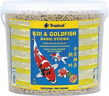 Фото Tropical Koi & Goldfish Basic Sticks 5 л, 450 г (40376)