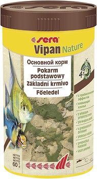 Фото Sera Vipan Nature 250 мл, 60 г (32239)