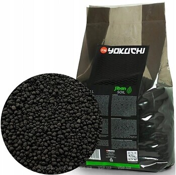 Фото Yokuchi Jiban Soil 2-5 мм чорний 4 л