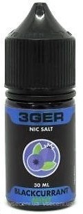 Фото 3Ger Salt Blackcurrant Mint Чорна смородина + асаї 50 мг 30 мл