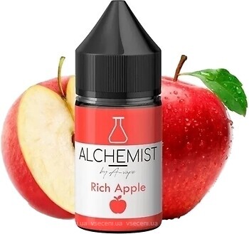 Фото Alchemist Salt Rich Apple Червоне яблуко 50 мг 30 мл