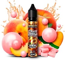 Фото Marwelous Brew New Salted Peach Bubblegum Персикова жуйка 35 мг 30 мл