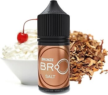 Фото BRO Salt Bronze Табак + сливки 30 мг 30 мл