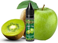 Фото Marwelous Brew Salt Apple Kiwi Яблуко + ківі 50 мг 15 мл