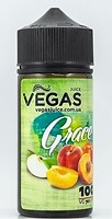 Фото Vegas Grace Яблуко + полуниця + персик 0 мг 100 мл