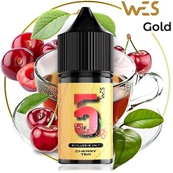 Фото Wes Gold Salt Cherry Tea Вишневый чай 25 мг 30 мл