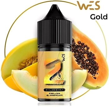 Фото Wes Gold Salt Melon Papaya Диня + папайя 50 мг 30 мл