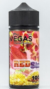 Фото Vegas Red Storm Клубника + кукуруза 0 мг 100 мл
