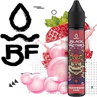 Фото Black Factory Salt Strawberry Gum Полунична жуйка 25 мг 30 мл